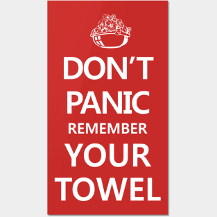 DON'T PANIC Posters and Art